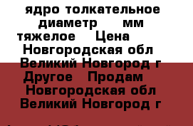 ядро толкательное диаметр 120 мм, тяжелое. › Цена ­ 100 - Новгородская обл., Великий Новгород г. Другое » Продам   . Новгородская обл.,Великий Новгород г.